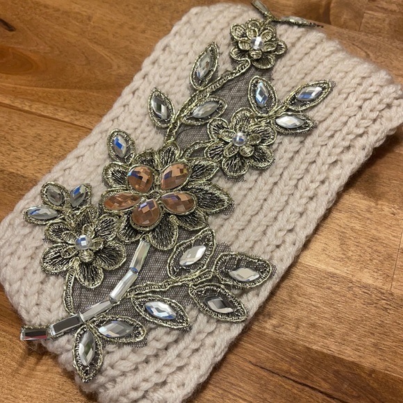 Embellished Cold Weather Head-Wrap - Picture 2 of 3